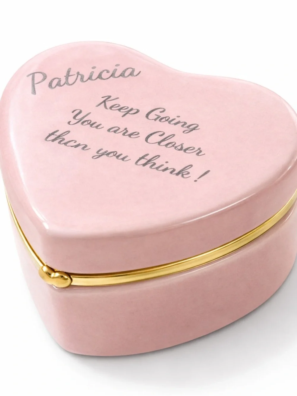 Heart-Shaped Ceramic Jewelry Trinket Boxes - Pastel Blue, Pink, Green, Purple